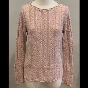 Lauren Ralph Lauren boat neck cable knit sweater - size small